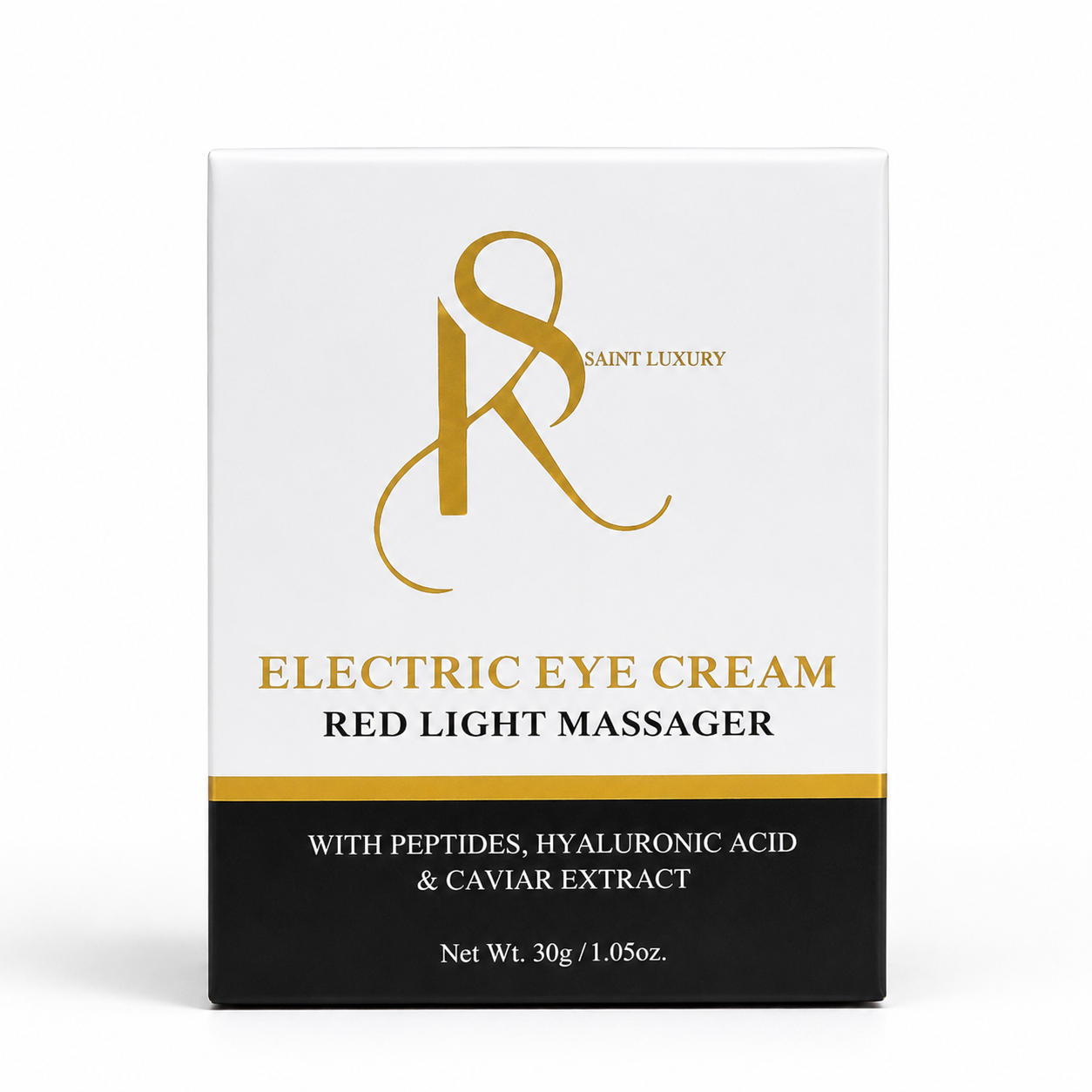 Electric Eye Cream with Red Light Massager | Caviar, Hyaluronic Acid & Vitamin E